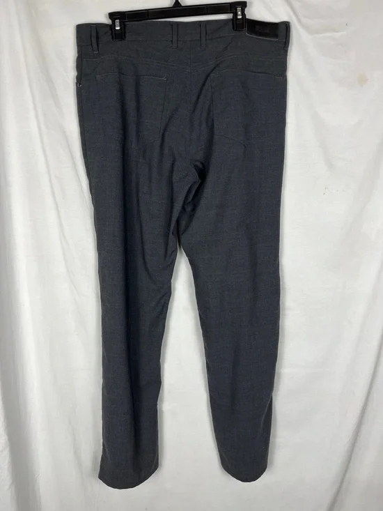 St. Croix Dark Gray Wool Blend Men's Dress Pants Slacks - Picture 3 of 5